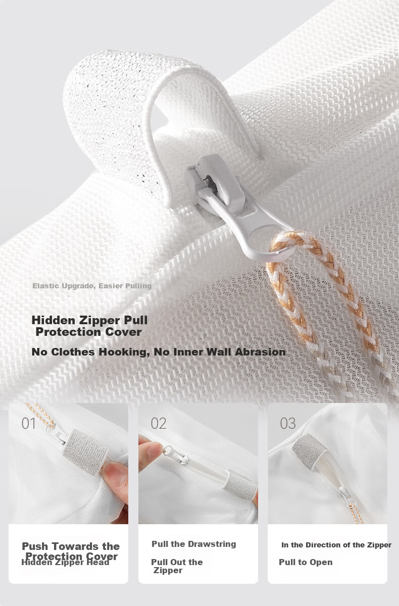 EACHY Wool Sweater Washing Bag, Washing Machine-Specific Sweater Laundry Mesh Bag, Care Bag, Sweater Mesh Pocket - Medium Size 13