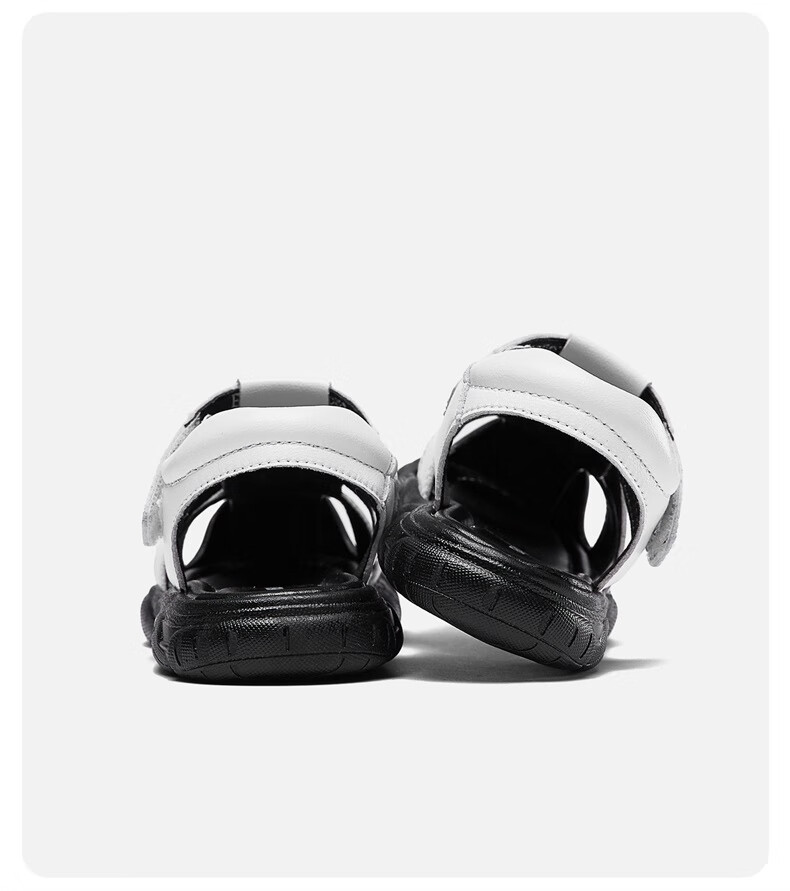 Yearcon Kids Summer Non-Slip Boys Beach Sandals Protective Toe Soft Sole Baby Sandals Black Size 27 10