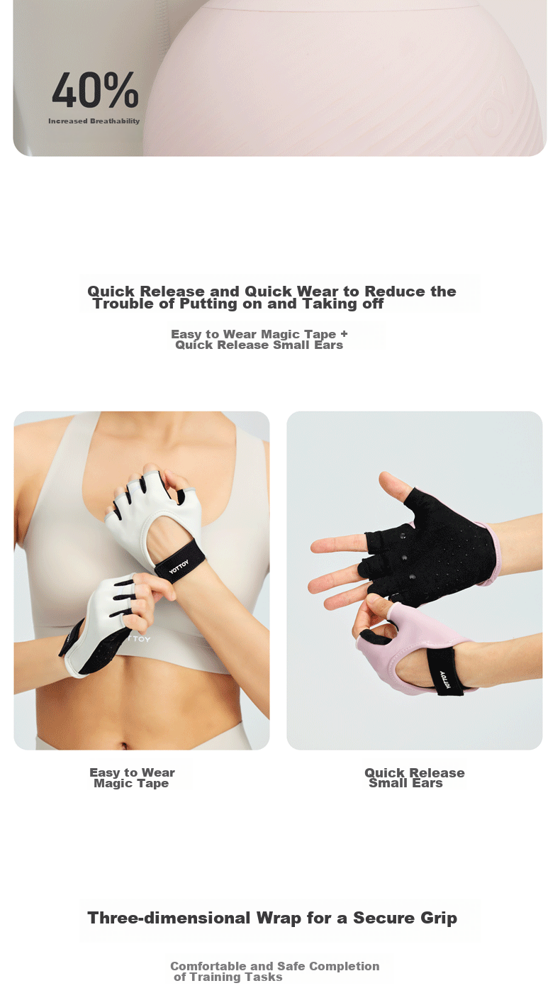Yottoy Fitness Gloves for Men And Women, Sports Cycling Half-Finger Anti-Slip Anti-Callus Pull-Up Equipment Training Gloves, Mysterious Black, Size M 7
