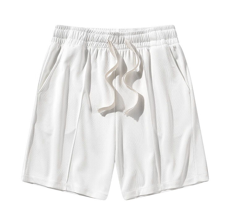 GENIOLAMODE Men's Workwear Shorts Summer Casual Loose Five-Point Pants Trendy Mid-Length Beach Shorts for Youth 3