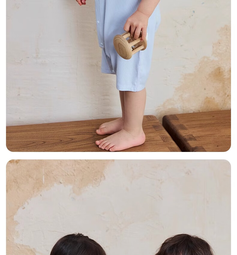 Niduoxiong Summer Baby Romper, Infant Clothing, Summer Outfit, Crawling Suit, Newborn Home Wear, Short-Sleeve Ice Silk 31