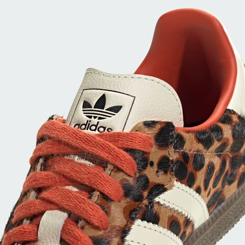 Adidas SAMBA Trefoil Casual Shoes for Women, Leopard Print Brown JI2734 Size 36.5 9