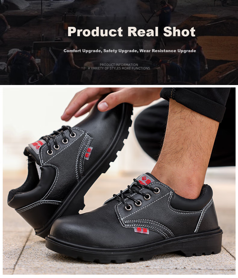 Dinggu Safety Shoes for Men, Anti-Smashing And Puncture-Resistant, Steel Toe Cap, Steel Midsole, Solid Sole, Safety Shoes 1123heiK37 13