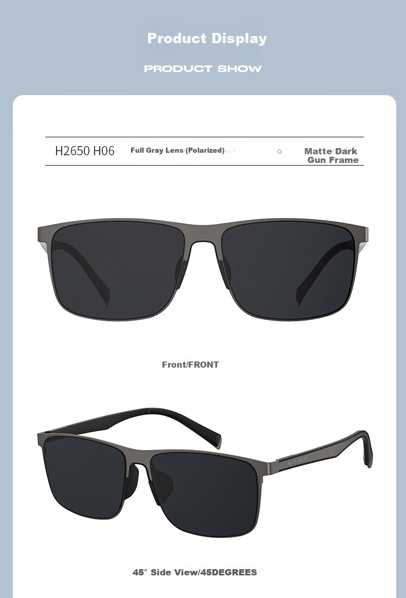 HELEN KELLER Sunglasses for Men, UV Protection, 2026 New Style Glasses for Women, Polarized Sunglasses, High-End Driving-Specific Sunglasses 8
