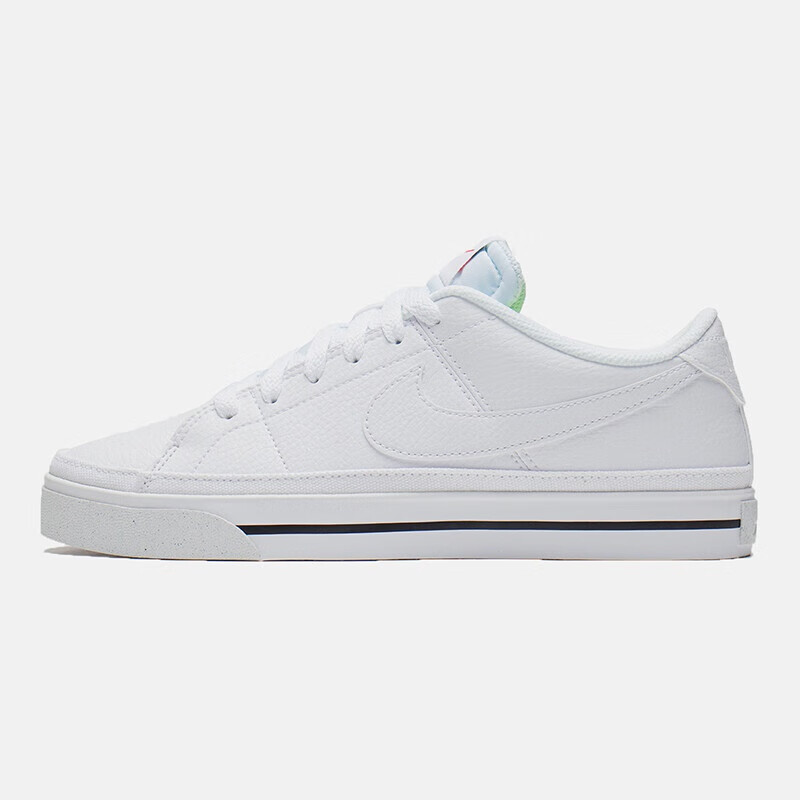NIKE Women's Skateboarding Shoes COURT LEGACY NN Sneakers DH3161-100 White And Black, Size 37.5 7