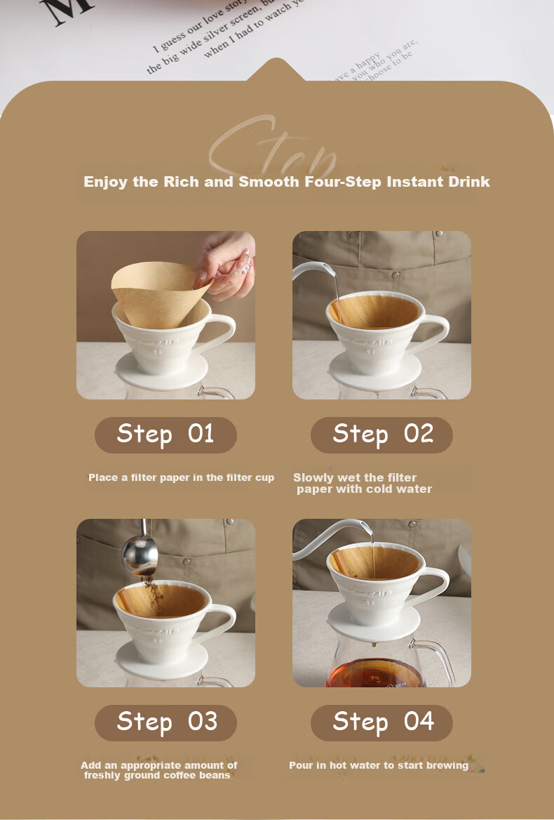 Mongdio Pour-Over Ceramic Filter Cup, V60 Drip Coffee Filter, No. 01 Red 6