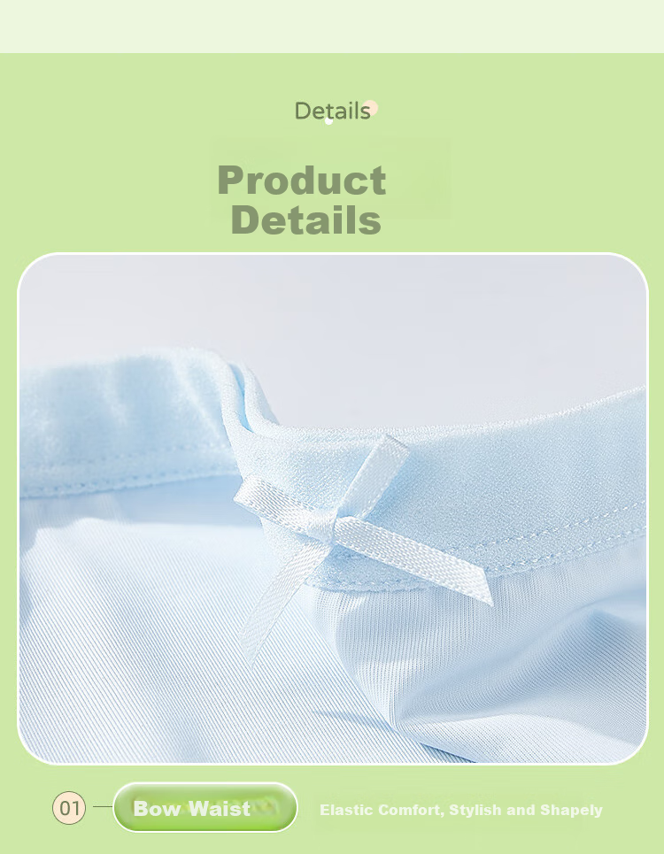 Langsha Girls' Underwear, Class A, Summer Thin Ice Silk Panties, for Older Children And Teenagers, Baby Boy Shorts, 4-Pack 14