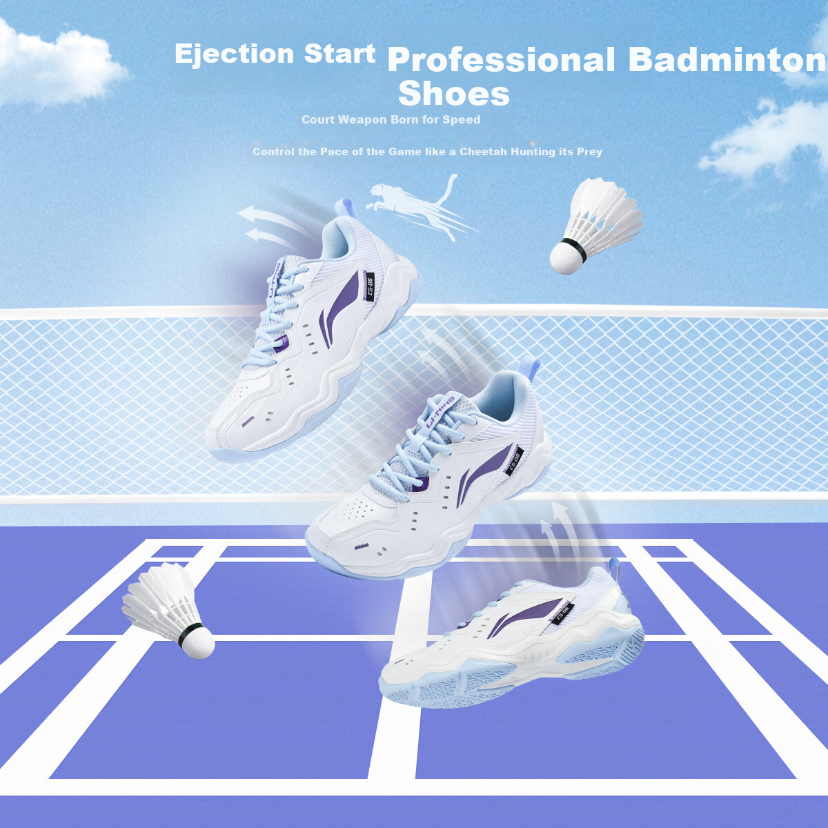 Li-Ning Badminton Shoes, Haedongqing Unisex Model, Non-Slip Wear-Resistant Tennis Shoes, Table Tennis Shoes, Low-Profile Flying Sports Shoes