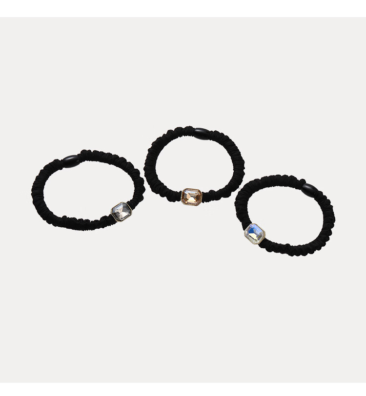 CHIMERA 3 Pieces High Elasticity Hair Ties, Versatile Hair Bands for Bun And Ponytail, Women's Mid-Autumn Festival Gift 8