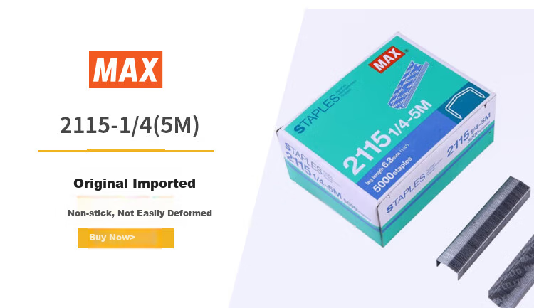 MAX HD-88R Low-Effort Stapler with Rotating Plate, Binding Strip And Staple Remover, Suitable for 2-30 Pages, Compatible with 2115-1/4(5M) Staples, Office Supplies, Black 1