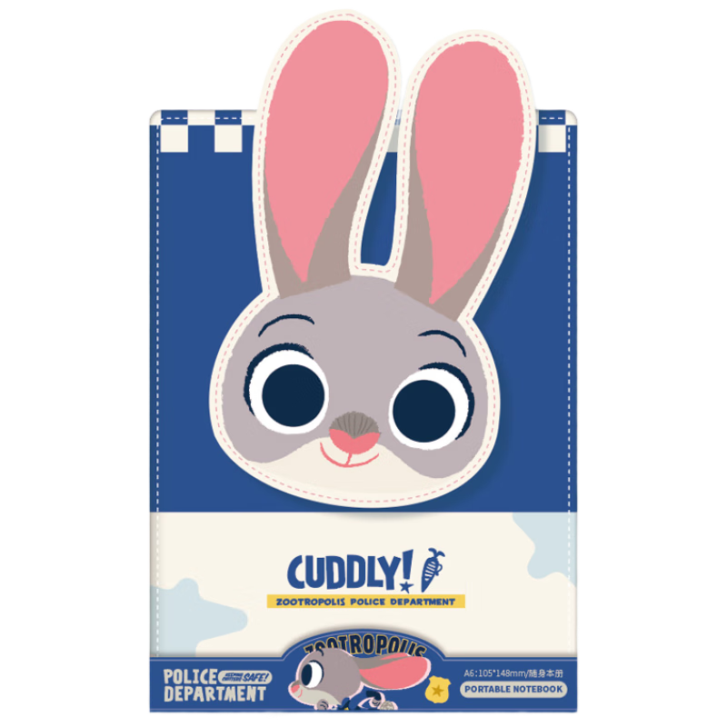 Disney Stationery Notebook, Journal for Students, High-Quality Planner, Thickened Book, Shaped Notebook, Rabbit Judy Diary, Aesthetic for Girls