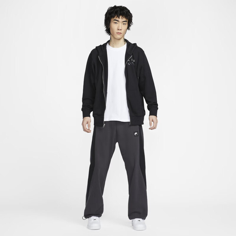 NIKE Men's Spring And Autumn Hooded Jacket, Casual Sportswear, IB5469-010 Black XL 9
