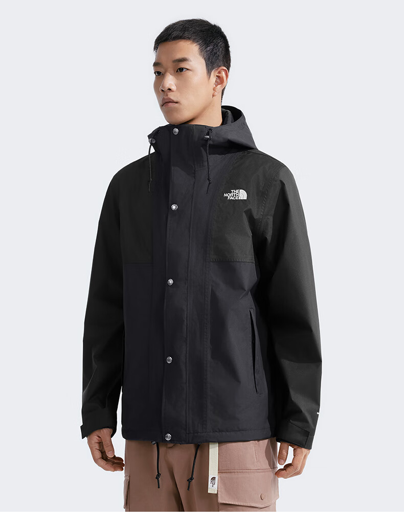 The North Face Windproof Single-Layer Hard Shell Jacket for Men, Outdoor, Black/JK3, XXL 4