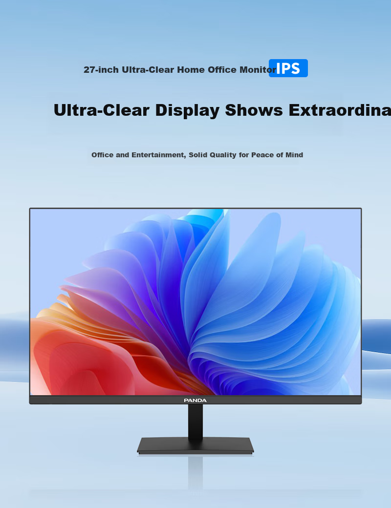 PANDA, 27-Inch, 2K High-Definition, Native 100Hz-120Hz High Refresh Rate, IPS Technology Screen, Rotatable And Height-Adjustable, Design Office Light Gaming Computer Monitor, Y27Q4 2