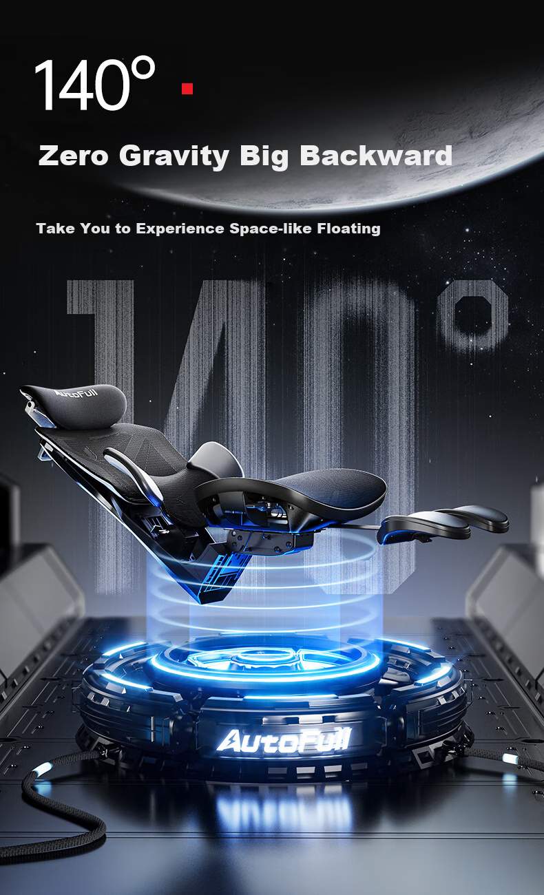 AutoFull G7 Gaming Chair, Ergonomic Chair, Computer Chair, Office Chair, Biomechanical Seat, Gaming Chair, Breathable Mesh Chair 10