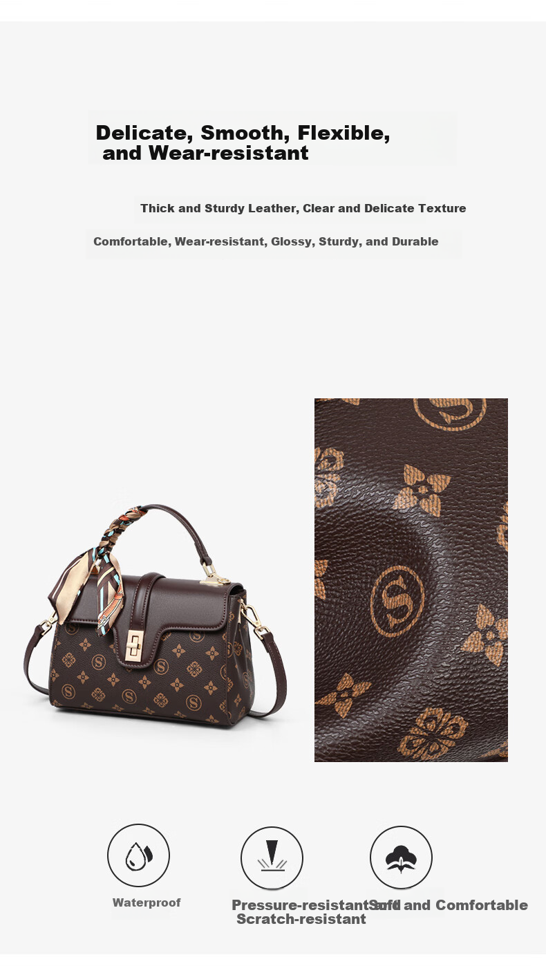 Love Sea Crossbody Bag for Women Large Capacity Shoulder Handbag Premium Gift for Girlfriend Wife 5