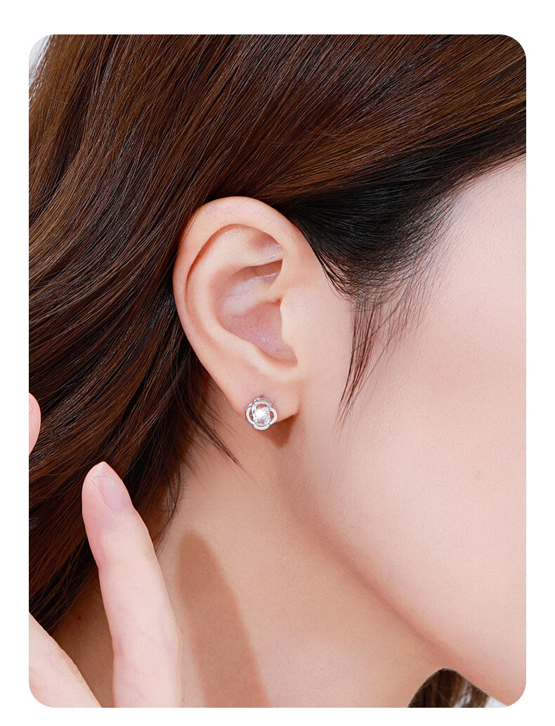 MOLADY S925 Silver Needle Stud Earrings for Women, Weekly Gift Box Set, Anniversary Birthday Gift for Girlfriend Or Wife 6