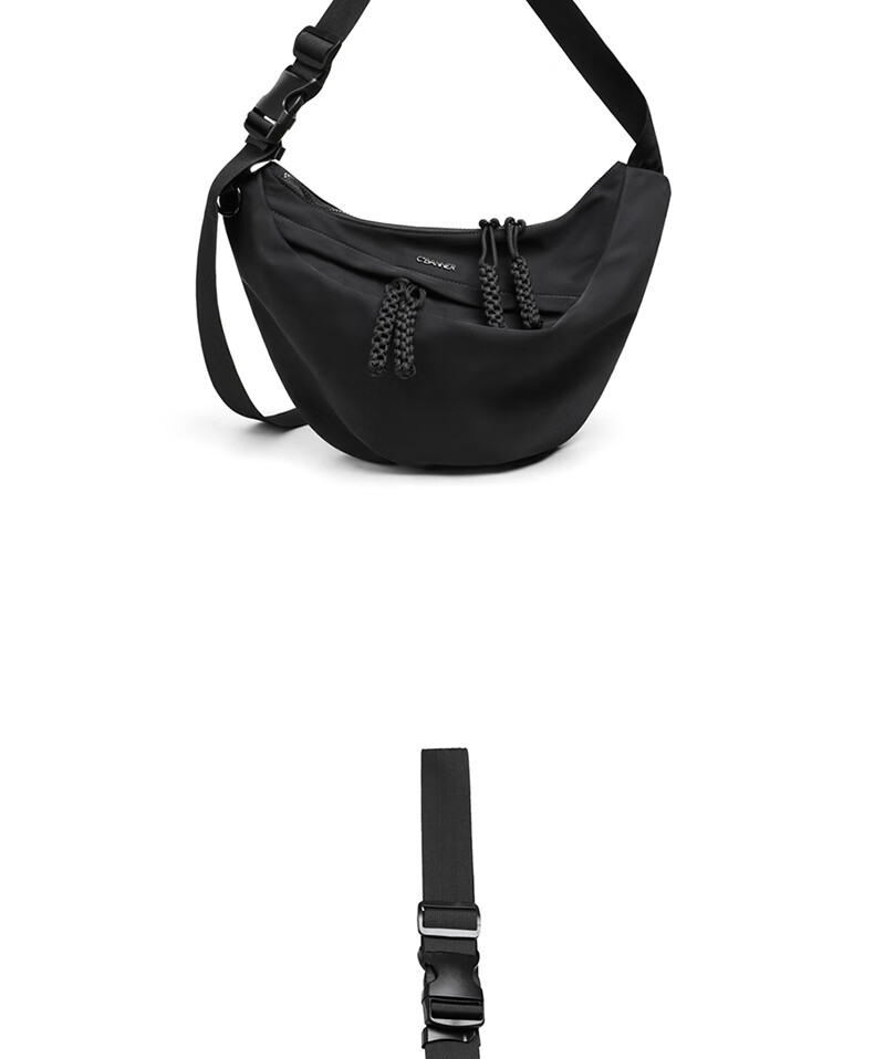 C.BANNER Crossbody Bag for Women, Large Capacity Casual Simple Dumpling Bag, Light Luxury Versatile College Student Shoulder Bag, Portable Fabric Bag, Phone Pouch 5