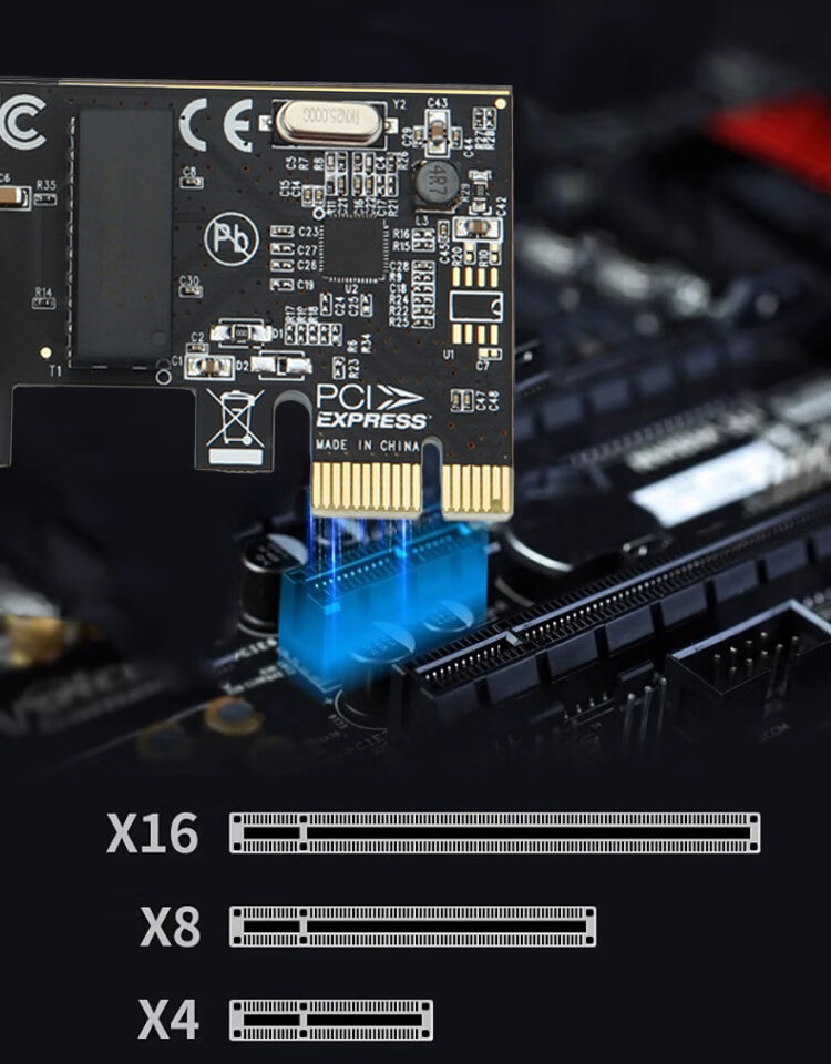 LinkStone PCIe to Gigabit Ethernet Adapter, Desktop Internal Wired Network Card Expansion Card Adapter Card Self-Adaptive Independent Ethernet Card for Computer Tower RJ45 Interface 6