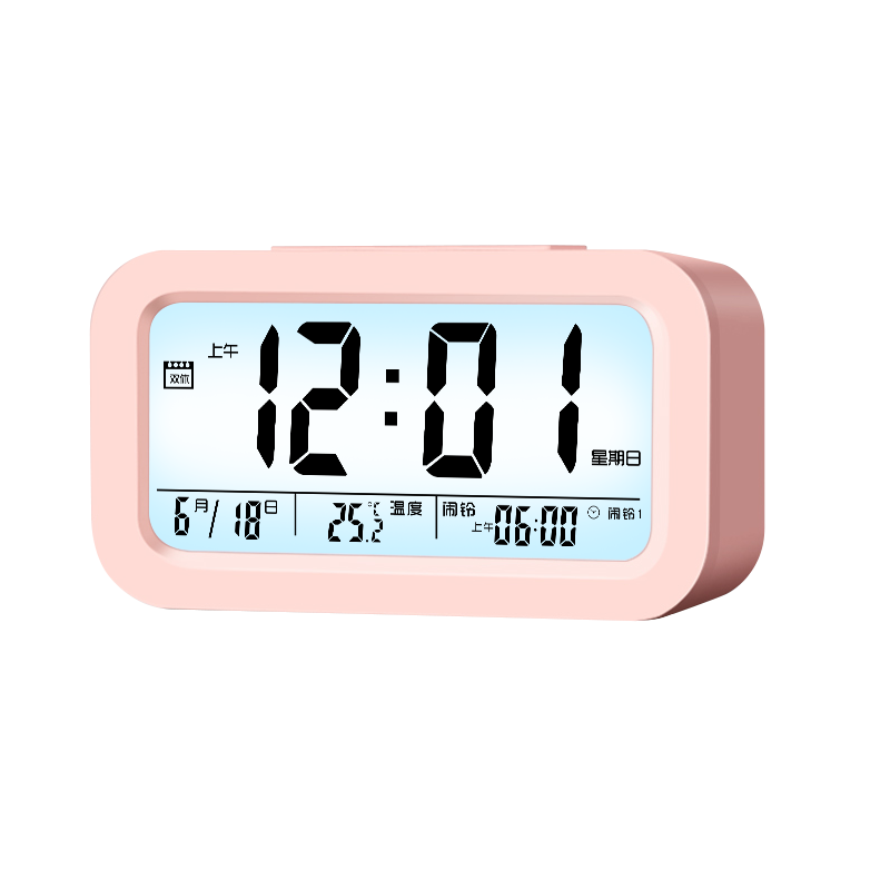 Zhongxiaobai Multifunctional Electronic Alarm Clock Smart 2026 New Model Student-Specific Wake-Up Device Time Management Tool Loud Volume Powerful Awakening Desktop Clock Digital Clock Bedside Clock