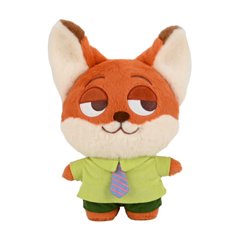 Disney Plush Toy Doll Stuffed Animal Pillow Decoration Birthday Gift for Girls, Zootopia Nick Wilde Figurine