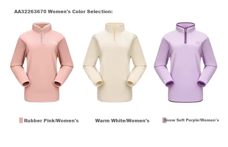 CAMEL Outdoor Fleece Jacket Unisex Sweatshirt Spring Autumn Warm Coat Inner Liner Purple L 22