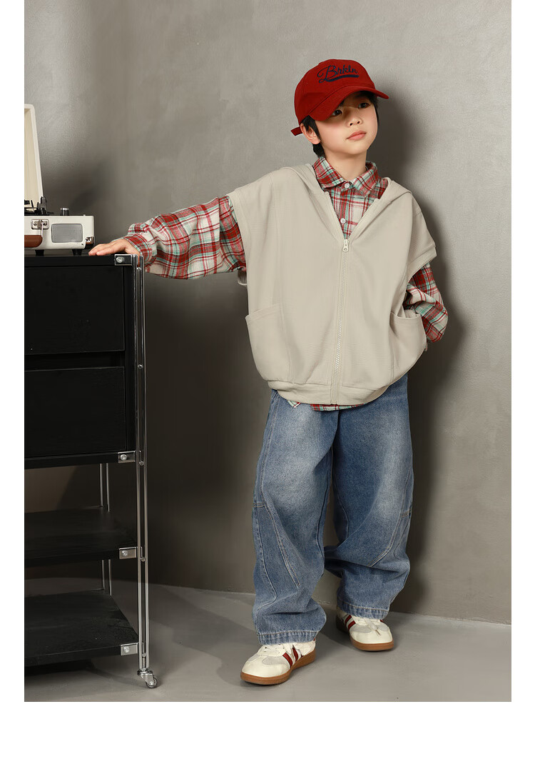 LUSON Chen Da Zhu Boys' Shirt, Spring And Autumn 2025 New Style, Boys' Casual Jacket, Children's Lightweight Early Autumn Shirt, New Year's Outfit 22