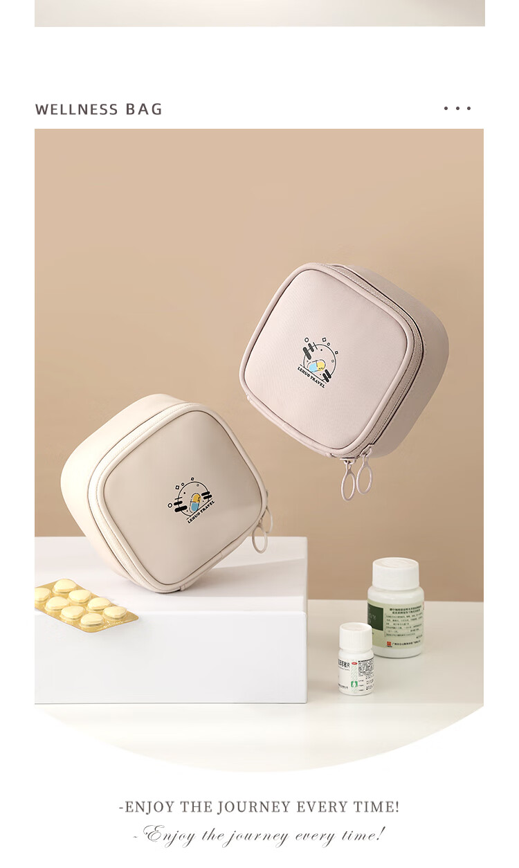 LOHAS Travel Portable Mini Pill Organizer Weekly 7-Day Medicine Storage Box for Supplements 8