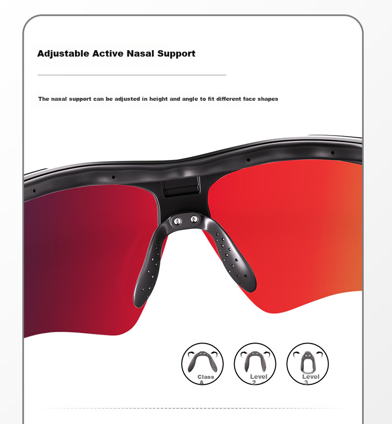 CAPONI Color-Changing Cycling Glasses for Men And Women, Sports Sunglasses, Day And Night Use, Outdoor UV Protection, Windproof Goggles 17