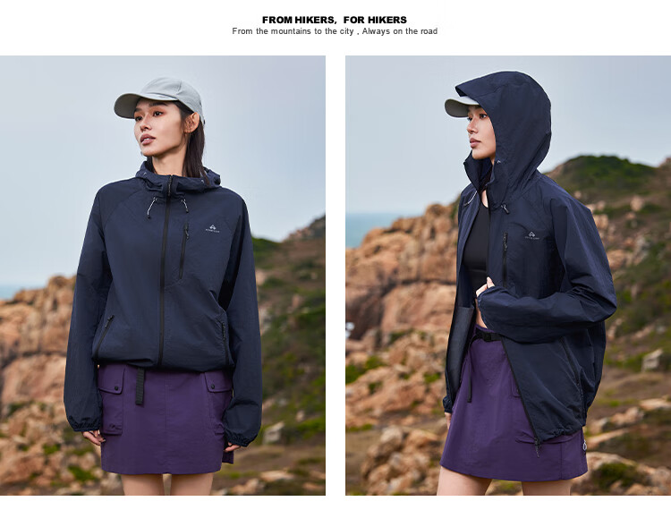 Pioneer Camp Ice Butterfly Outdoor Sun Protection Jacket for Men, Summer Lightweight Breathable UV Protection Fishing Sun Protection Clothing, Twilight Purple, XL 21