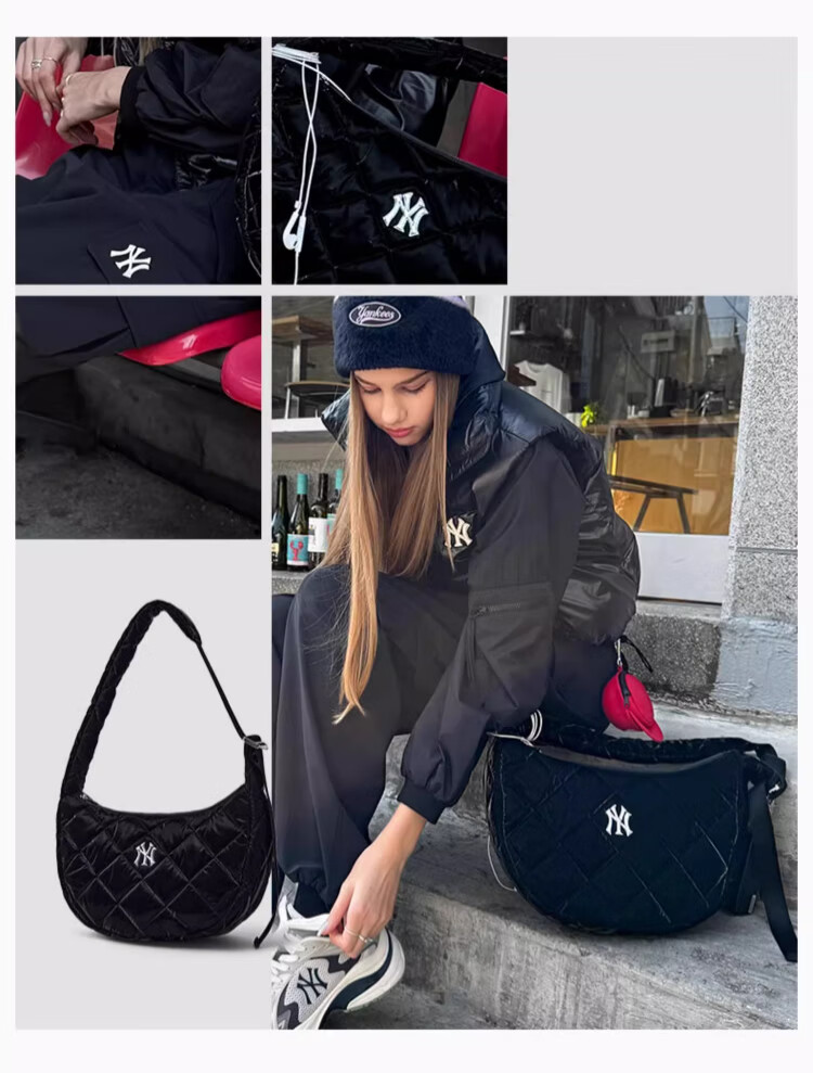 MLB Reflective Waist Pack, Simple Sports Casual Outdoor Girlfriend Fashion Backpack, Birthday Gift, 3ABQL064N 3