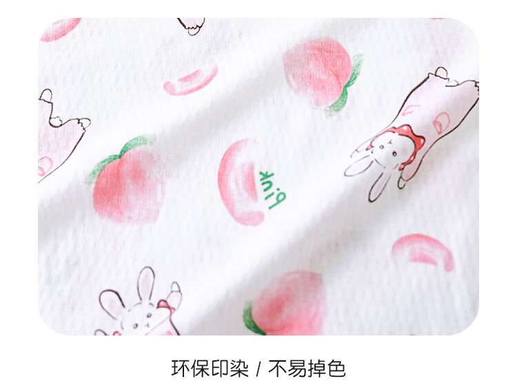 DEESHA [100% Cotton] Children's Pajamas, Girls' Spring And Summer Thin Long-Sleeve Home Wear Set, Girls' Round Neck Air Conditioning Clothes 6