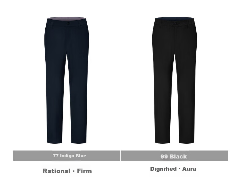 G2000 [Soft And Comfortable] Mall-Matching Knitted Fabric Versatile Casual Pants Long Trousers Indigo Blue 32 6