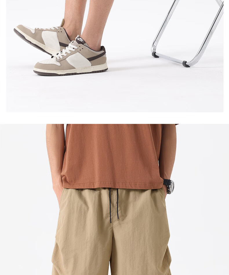 MINISO Men's Shorts, 2026 New American Trendy Workwear Style, Summer Outdoor Functional Loose-Fit Mid-Length Pants, Army Green, XL 20