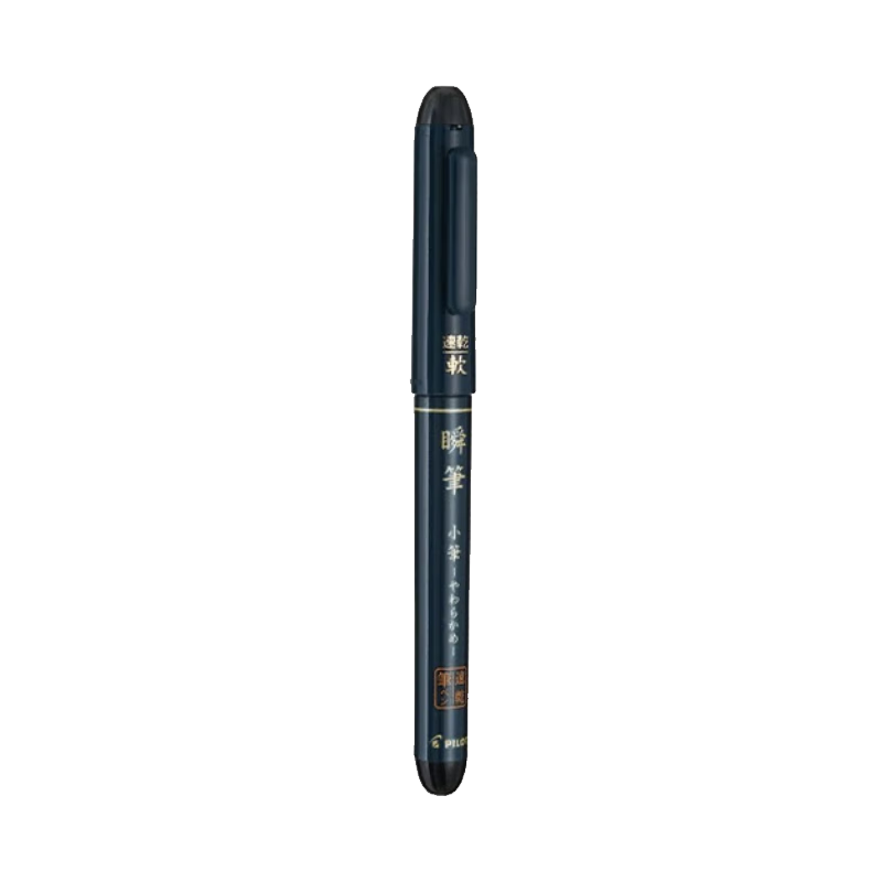 PILOT Direct Liquid Calligraphy Brush Pen, Hard And Soft Brush, Scientific Calligraphy Practice, Drawing Pen, Calligraphy Show Pen, Fountain Pen-Style Brush Pen, Soft Tip Black SVS-30KS
