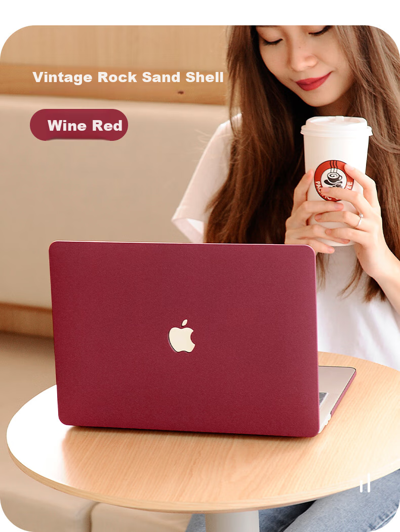 DiyiGongfang Compatible with Apple Laptops, Protective Case for Macbook Air 13.6", Suitable for M5/M4/M3/M2, Air 13-Inch Shell, Protective Cover, Flowing Sand Outer Shell 5