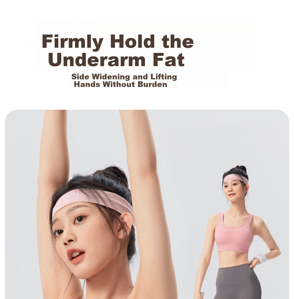 361° Sports Bra, Wireless, One-Piece Cup, Padded, Push-Up, Beautiful Back Design, Shock-Absorbing, Shaping, for Running And Yoga, Vest Style 9
