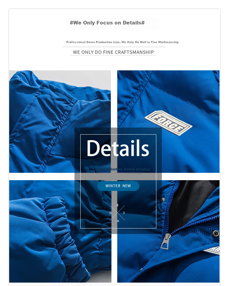 Colombass Trendy down Jacket for Men, 2025 Winter Men's Thickened Short Loose-Fit Plus Size Winter Coat 13