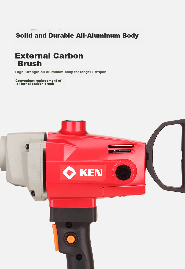 KEN Electric Drill 6816N, Air Drill 1200W, 16mm Chuck, Mixing Drill, Putty, Paint, Cement, Industrial-Grade Mortar Machine 4
