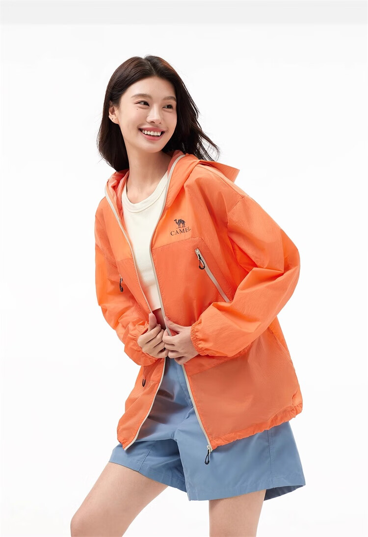 CAMEL Outdoor Sunscreen Jacket Unisex Spring Summer UV Protection Lightweight Coat [Wang Junkai Edition] 24