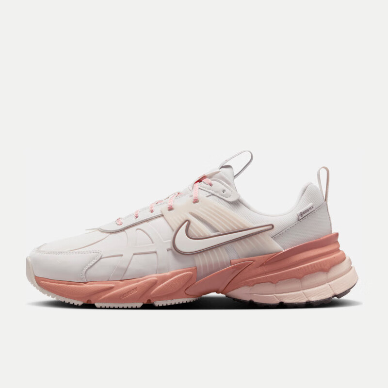 NIKE Women's Casual Shoes V2K RUN, Gore-Tex Winter Waterproof Sports Shoes, FZ2622-003, White And Pink, Size 40 1