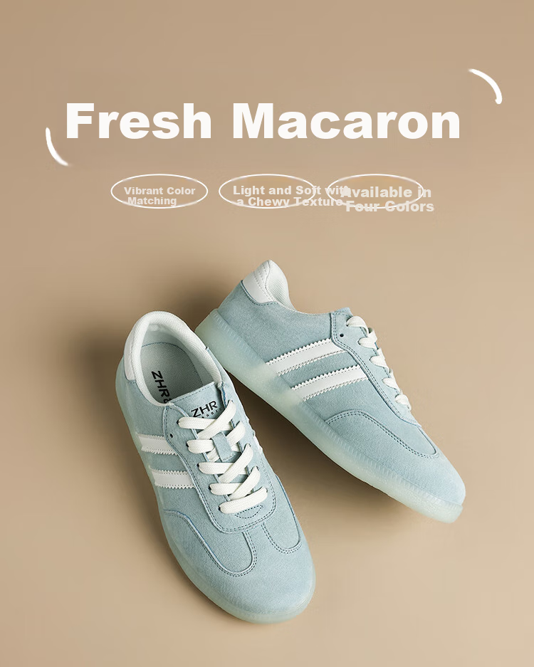 ZHR Dexun Women's Shoes, Fresh Dopamine Versatile Women's Shoes, Soft-Soled Comfortable Casual Shoes, M606, Blue, Size 39 1