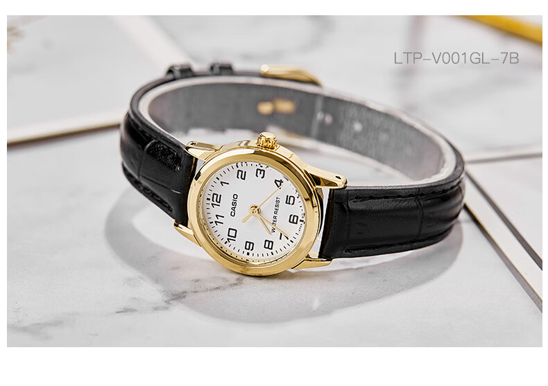 CASIO Women's Watch, Simple And Elegant Analog Quartz Watch for Women, LTP-V001D 7