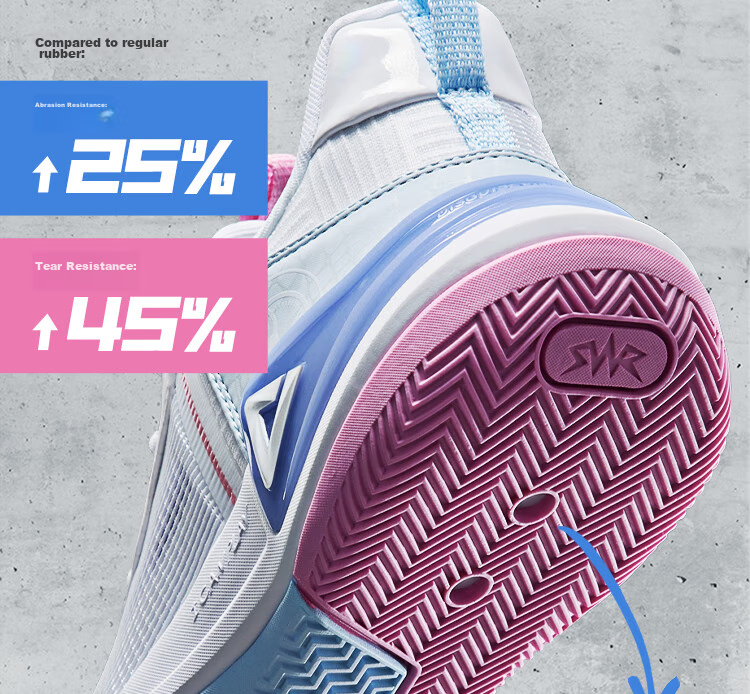 PEAK Taiji Youxia 2.0 Basketball Shoes for Men, Comfortable Shock Absorption, Practical Competition Sneakers, Sports Shoes for Men DA410027 14