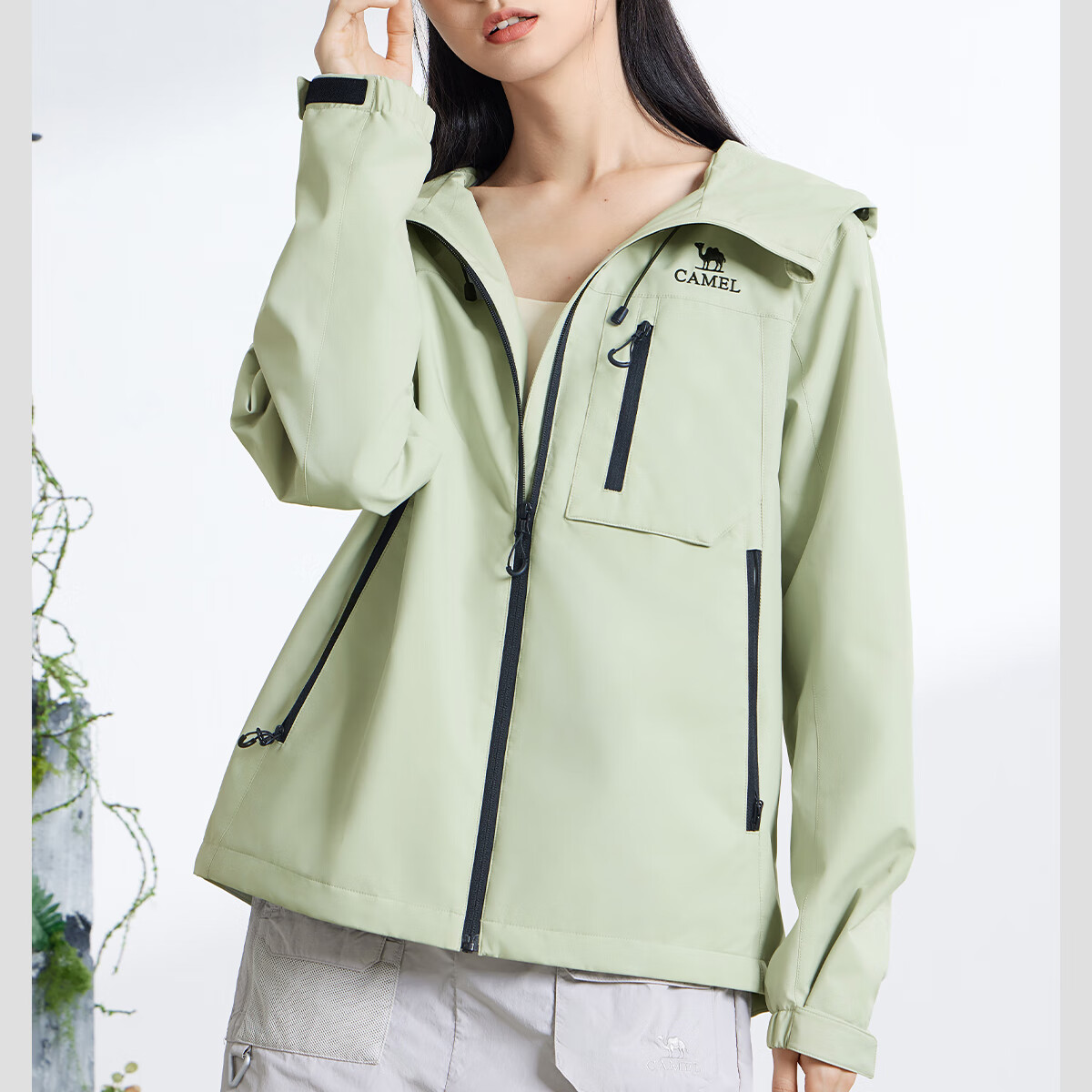 CAMEL Men's Functional Jacket, Spring Outdoor Windproof And Water-Resistant, Casual Versatile Couple Matching Outerwear, M35BW02061 6