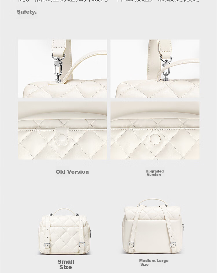 JUST STAR Zhang Yuxi's Same Style Backpack for Women, 2026 New Light Luxury Lightweight Travel Backpack, School Bag, Birthday Gift 14