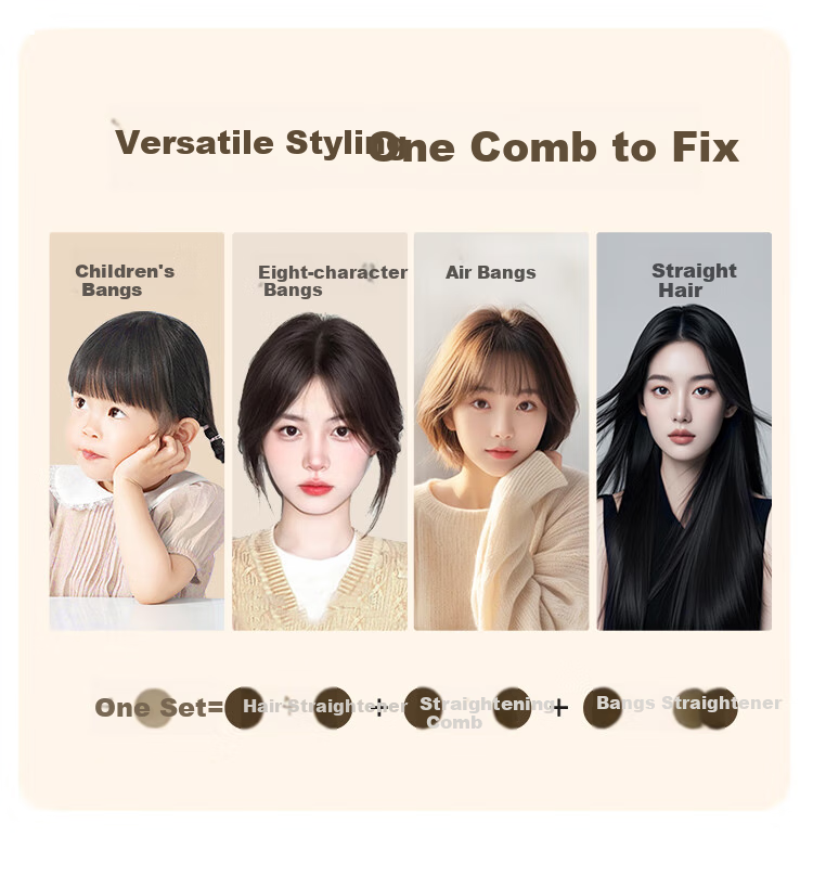 TSUYAGLA Detachable Straight Hair Brush with Negative Ion Styling, 4 Rows of Dense Teeth, 6 Billion Plasma Quick Styling, Hair-Friendly, Anti-Frizz, Birthday Gift for Girlfriend, T607 White 19