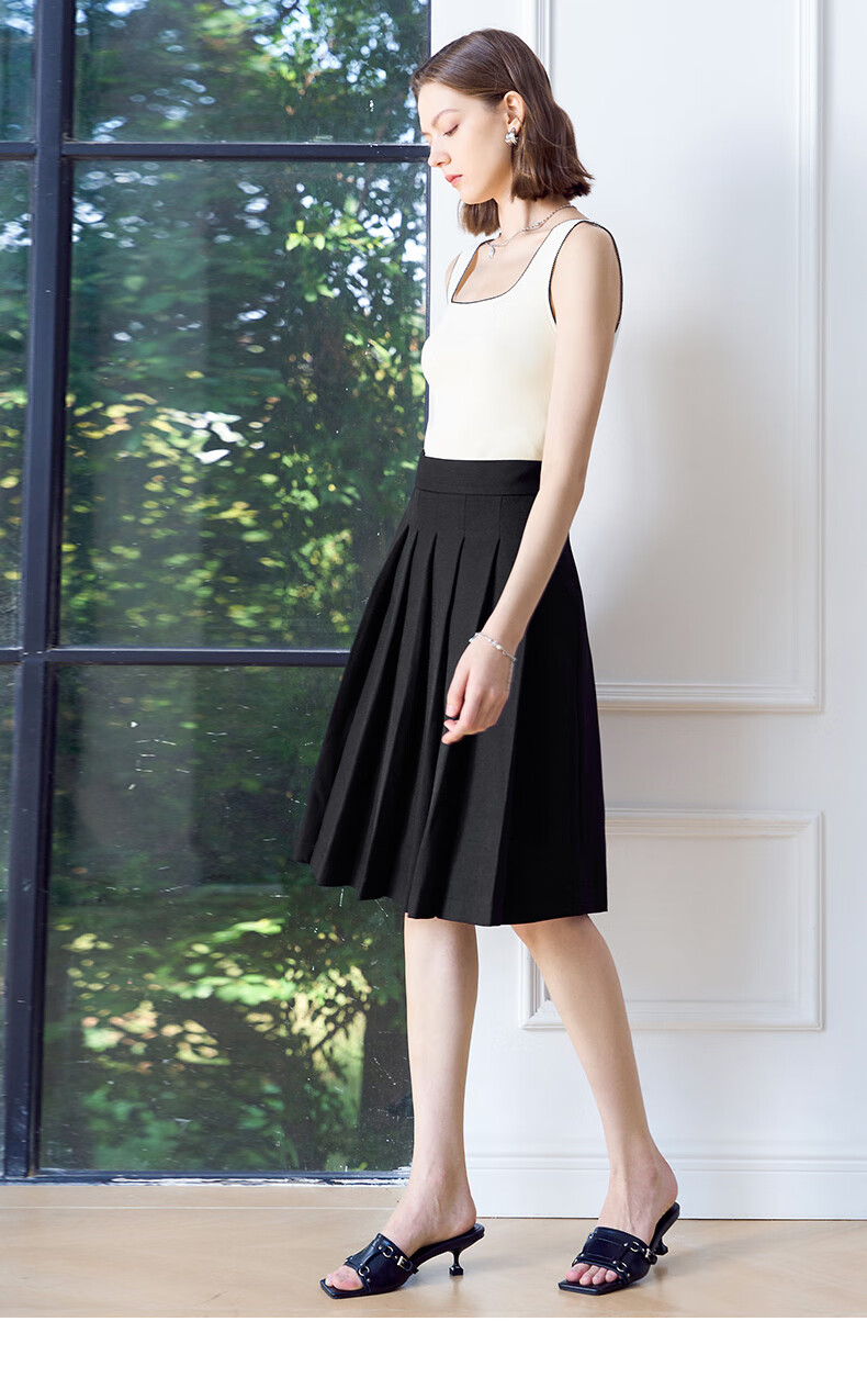 YANYEE Elegant Square Neck Camisole for Women, 2025 Early Spring Inner Layer, High-End Sleeveless Undershirt, Off-White, Size S 11