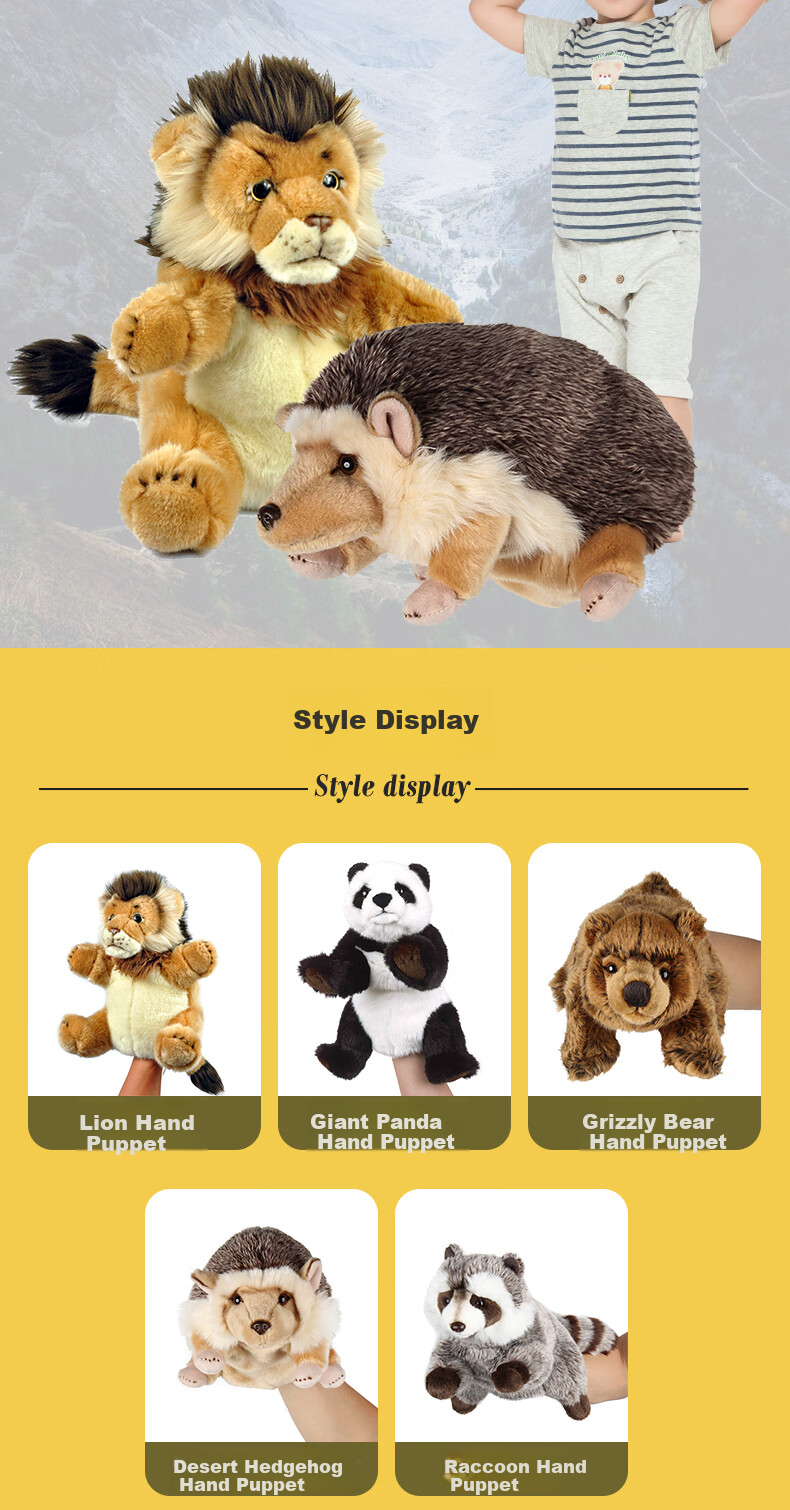 AI CAN China National Geographic Lifelike Giant Panda Plush Toy, Parent-Child Interactive Stuffed Animal, Children's Day Gift 3