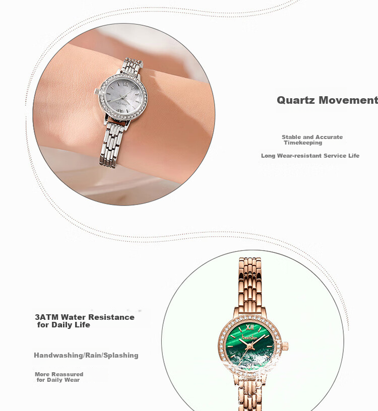 Bestdon Brand Top Ten Women's Watches, Quartz Wristwatches, Simple And Fashionable Ladies' Watches, Gift Box for Women, Present for Girls 6